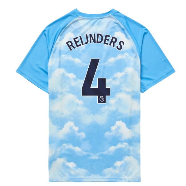 2026 2027 Man City Warm Up Blue) Kids Kit (Icy (Reijnders 4)-ProGear Kits